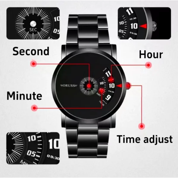 cn-11134207-7ras8-m0n1bot0bhzbdd.webp ORUSS Men Black Steel Quartz Watch