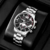 Men Steel Strap Business Quartz Watch