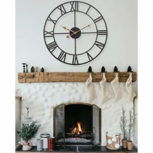 Vintage Iron Roman Wall Clock 40cm 50cm 60cm