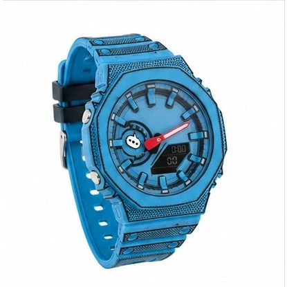 Blue Comic Style Sports Watch G21C
