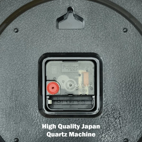 Japan Quartz Silver Wall Clock