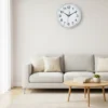 Japan Quartz Silver Wall Clock