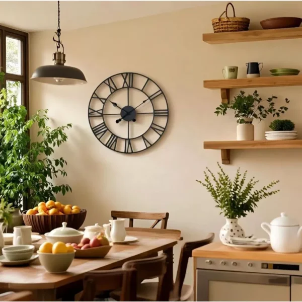 my-11134207-820ld-mir49qehzrpfd8.webp Metal Roman Wall Clock 40cm 50cm 60cm