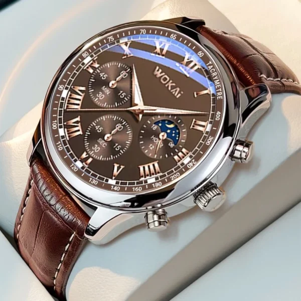 sg-11134201-7rbku-lnwe3ipv538w2b.webp WOKAI Men Leather Quartz Watch