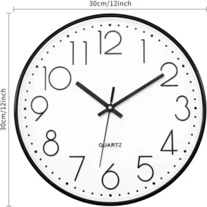 sg-11134201-7rfgw-m9g3e9utaif49b.webp Classic Japan Quartz Silent Wall Clock W30cm H30cm