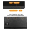LED Digital Wall Alarm Clock L48cm W2.5cm H25cm