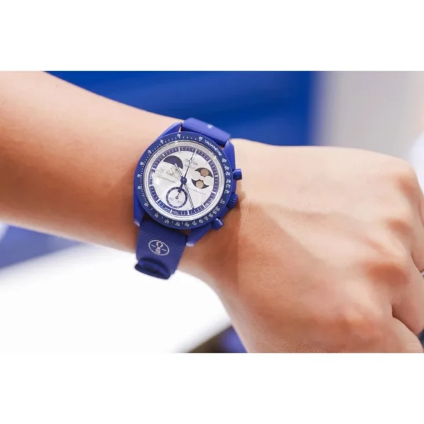 Blue Moon Phase Chronograph Watch